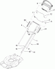 Toro 20334C - 22" Recycler Lawn Mower, 2009 (290000001-290999999) Pièces détachées HANDLE ASSEMBLY