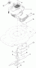 Toro 20334C - 22" Recycler Lawn Mower, 2010 (310000001-310999999) Pièces détachées ENGINE AND BLADE ASSEMBLY