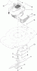 Toro 20352 - 22" Recycler Lawn Mower, 2011 (311000001-311999999) Pièces détachées ENGINE AND BLADE ASSEMBLY