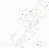Toro 20381 - Super Recycler Lawn Mower, 2012 (SN 312000001-312999999) Pièces détachées HANDLE ASSEMBLY