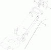 Toro 20383 - Super Recycler Lawn Mower, 2012 (SN 312000001-312999999) Pièces détachées BRAKE CONTROL ASSEMBLY