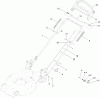 Toro 20383 - Super Recycler Lawn Mower, 2012 (SN 312000001-312999999) Pièces détachées HANDLE ASSEMBLY