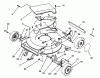 Toro 20431 - Lawnmower, 1993 (39000001-39999999) Pièces détachées HOUSING ASSEMBLY