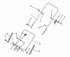 Toro 20432 - Lawnmower, 1993 (39000001-39999999) Pièces détachées HANDLE ASSEMBLY