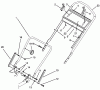 Toro 20438 - Lawnmower, 1993 (39000001-39999999) Pièces détachées HANDLE ASSEMBLY