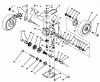 Toro 20439 - Lawnmower, 1993 (39000001-39999999) Pièces détachées GEAR CASE ASSEMBLY