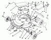 Toro 20439 - Lawnmower, 1993 (39000001-39999999) Pièces détachées HOUSING ASSEMBLY