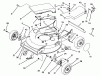 Toro 20439 - Lawnmower, 1994 (49000001-49999999) Pièces détachées HOUSING ASSEMBLY