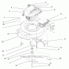 Toro 20448 - Lawnmower, 1997 (7900001-7999999) Pièces détachées ENGINE ASSEMBLY