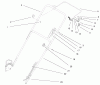 Toro 20458 - Lawnmower, 1997 (7900001-7999999) Pièces détachées HANDLE ASSEMBLY