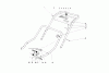 Toro 20456 - Lawnmower, 1976 (6000001-6999999) Pièces détachées HANDLE ASSEMBLY
