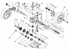 Toro 20462 - Super Recycler Lawnmower, 1995 (5900001-5999999) Pièces détachées GEAR CASE ASSEMBLY