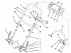 Toro 20464 - Super Recycler Lawnmower, 1995 (5900001-5999999) Pièces détachées HANDLE ASSEMBLY