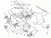 Toro 20464 - Super Recycler Lawnmower, 1995 (5900001-5999999) Pièces détachées HOUSING ASSEMBLY