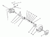 Toro 20465 - Super Recycler Lawnmower, 1995 (5900001-5999999) Pièces détachées REAR AXLE ASSEMBLY