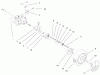 Toro 20476 - Lawnmower, 1996 (6900001-6999999) Pièces détachées REAR AXLE ASSEMBLY