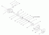 Toro 20478 - Super Recycler Lawnmower, 1997 (7900001-7999999) Pièces détachées REAR AXLE ASSEMBLY