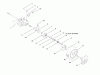 Toro 20479 - Super Recycler Lawnmower, 1997 (7900001-7999999) Pièces détachées REAR AXLE ASSEMBLY
