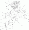 Toro 20483 - Lawnmower, 1997 (790000001-799999999) Pièces détachées ENGINE ASSEMBLY