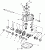 Toro 20487 (SR-21OSBB) - Super Recycler Mower, SR-21OSBB, 1998 (8900001-8999999) Pièces détachées GEAR CASE ASSEMBLY