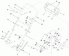 Toro 20487 (SR-21OSBB) - Super Recycler Mower, SR-21OSBB, 1998 (8900001-8999999) Pièces détachées HANDLE ASSEMBLY