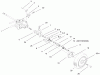 Toro 20487 (SR-21OSBB) - Super Recycler Mower, SR-21OSBB, 1998 (8900001-8999999) Pièces détachées REAR AXLE ASSEMBLY