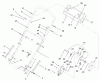 Toro 20487 (SR-21OSBB) - Super Recycler Mower, SR-21OSBB, 1999 (9900001-9999999) Pièces détachées HANDLE ASSEMBLY