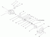Toro 20487 (SR-21OSBB) - Super Recycler Mower, SR-21OSBB, 1999 (9900001-9999999) Pièces détachées REAR AXLE ASSEMBLY