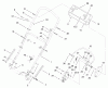 Toro 20487 (SR-21OSBB) - Super Recycler Mower, SR-21OSBB, 2000 (200000001-200999999) Pièces détachées HANDLE ASSEMBLY