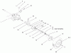 Toro 20495 (SR-21SE) - Super Recycler Mower, SR-21SE, 1998 (8900001-8999999) Pièces détachées REAR AXLE ASSEMBLY