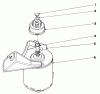 Toro 20696 - Lawnmower, 1976 (6000001-7999999) Pièces détachées STARTER MOTOR