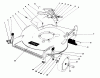 Toro 20511 - Lawnmower, 1989 (9000001-9999999) Pièces détachées HOUSING ASSEMBLY (USED ON UNITS WITH SERIAL NOW 9005568 THRU 9018484)