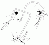 Toro 20522C - Lawnmower, 1986 (6000001-6999999) Pièces détachées HANDLE ASSEMBLY