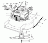 Toro 20526 - Lawnmower, 1986 (6000001-6999999) Pièces détachées ENGINE ASSEMBLY #1