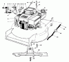 Toro 20526 - Lawnmower, 1987 (7000001-7999999) Pièces détachées ENGINE ASSEMBLY (MODEL NO. VMG6) #1