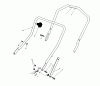 Toro 20526 - Lawnmower, 1988 (8000001-8999999) Pièces détachées HANDLE ASSEMBLY