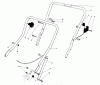 Toro 20531 - Lawnmower, 1988 (8000001-8999999) Pièces détachées HANDLE ASSEMBLY