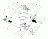 Toro 20532 - Lawnmower, 1989 (9000001-9999999) Pièces détachées HOUSING ASSEMBLY (USED ON SER. NOS. 9001532 THRU 9004072)
