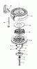 Toro 20532 - Lawnmower, 1989 (9000001-9999999) Pièces détachées REWIND STARTER NO. 590635