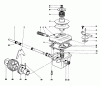 Toro 20550 - Lawnmower, 1975 (5000001-5999999) Pièces détachées GEAR CASE ASSEMBLY