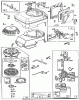 Toro 20561 - Lawnmower, 1990 (0000001-0999999) Pièces détachées ENGINE MODEL NO. 124702-3115-01