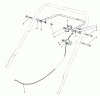 Toro 20561 - Lawnmower, 1990 (0000001-0999999) Pièces détachées TRACTION CONTROL ASSEMBLY