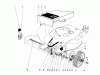 Toro 20562 - Lawnmower, 1976 (6000001-6999999) Pièces détachées FRONT WHEEL AND PIVOT ARM ASSEMBLY