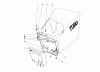 Toro 20562 - Lawnmower, 1976 (6000001-6999999) Pièces détachées GRASS BAG ASSEMBLY