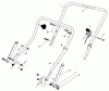 Toro 20563 - Lawnmower, 1990 (0000001-0999999) Pièces détachées HANDLE ASSEMBLY