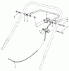 Toro 20563 - Lawnmower, 1990 (0000001-0999999) Pièces détachées TRACTION CONTROL ASSEMBLY