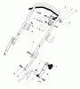 Toro 20574 - Lawnmower, 1983 (3000001-3999999) Pièces détachées HANDLE ASSEMBLY
