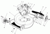 Toro 20574 - Lawnmower, 1986 (6000001-6999999) Pièces détachées HOUSING ASSEMBLY