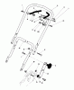 Toro 20574 - Lawnmower, 1987 (7000001-7999999) Pièces détachées HANDLE ASSEMBLY