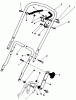 Toro 20574 - Lawnmower, 1989 (9000001-9999999) Pièces détachées HANDLE ASSEMBLY